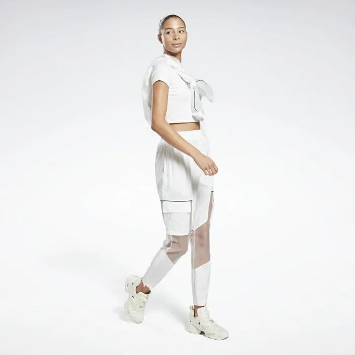 Pants and Sweatpants Womens Reebok Wonder Woman Track Pants White
