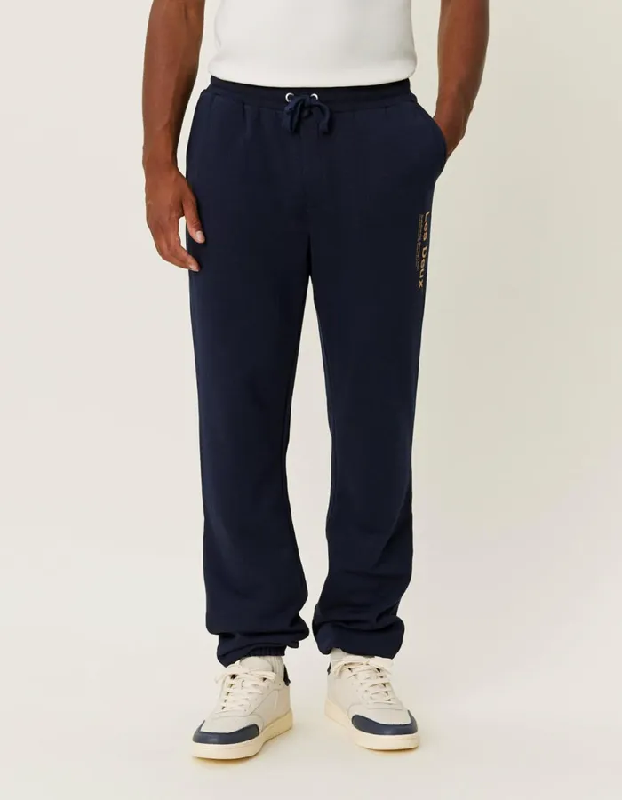 Pants Men Les Deux Brody Sweatpants 20 8211 Dark NavyMustard Yellow
