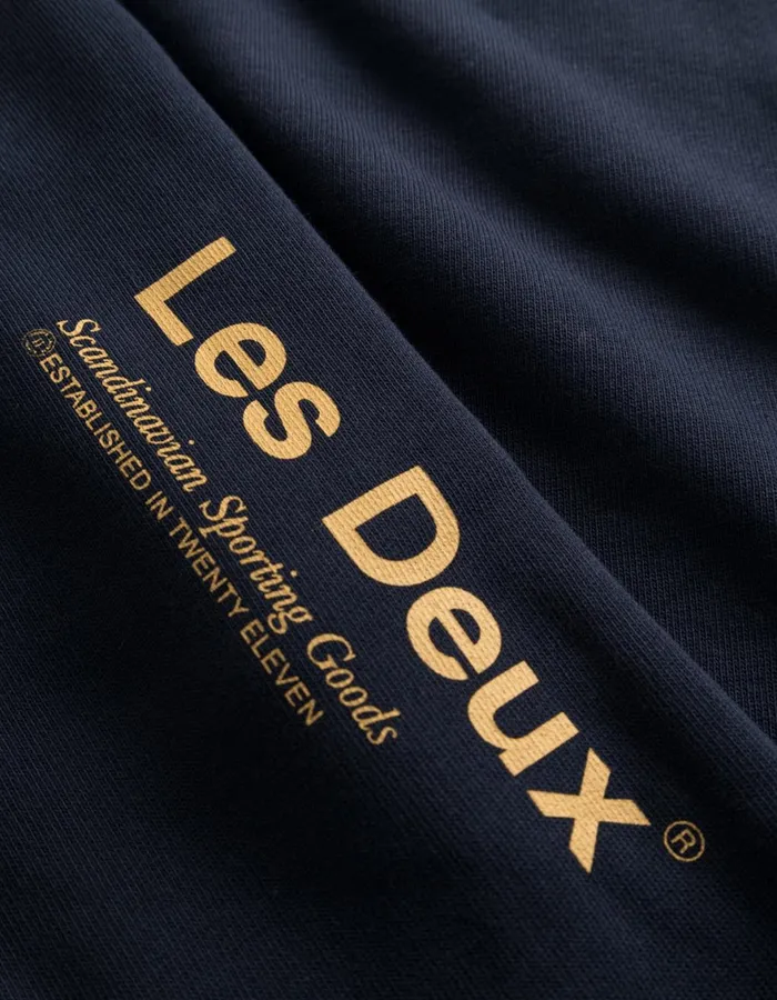 Pants Men Les Deux Brody Sweatpants 20 8211 Dark NavyMustard Yellow