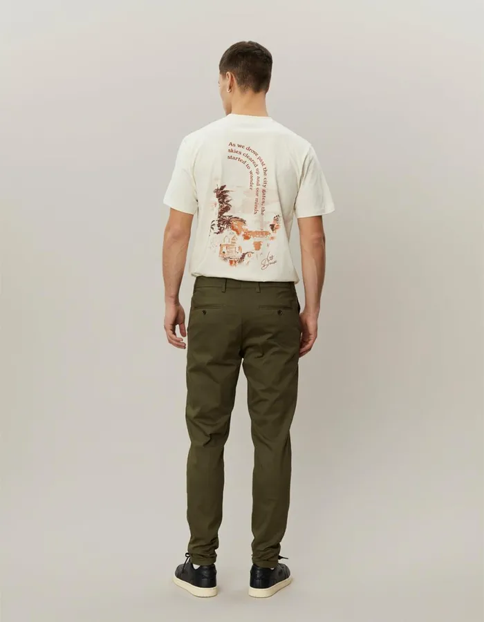Pants Men Les Deux Como Cotton Suit Pants 8211 Olive Night