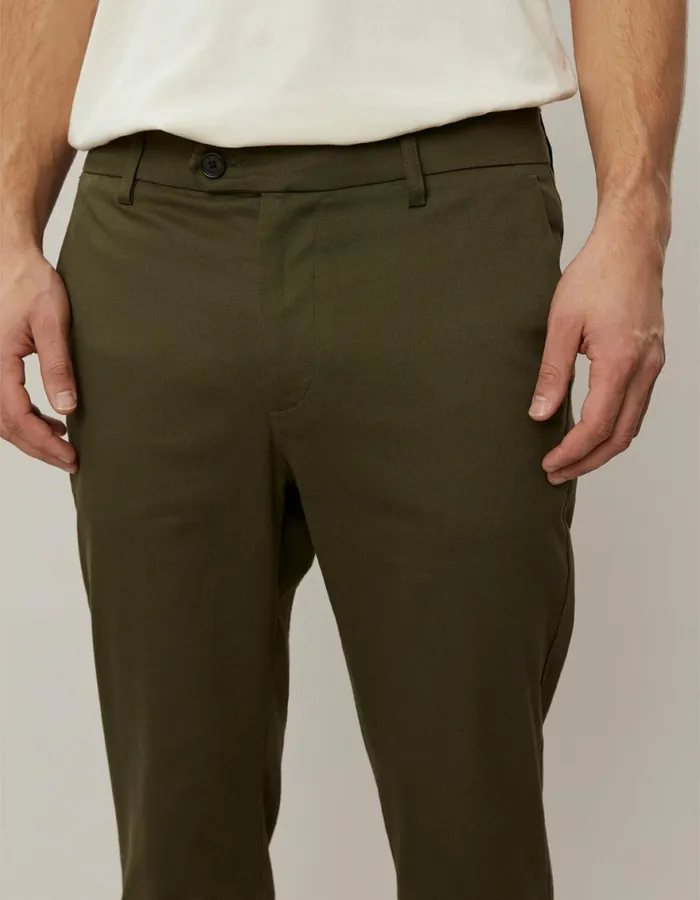 Pants Men Les Deux Como Cotton Suit Pants 8211 Olive Night
