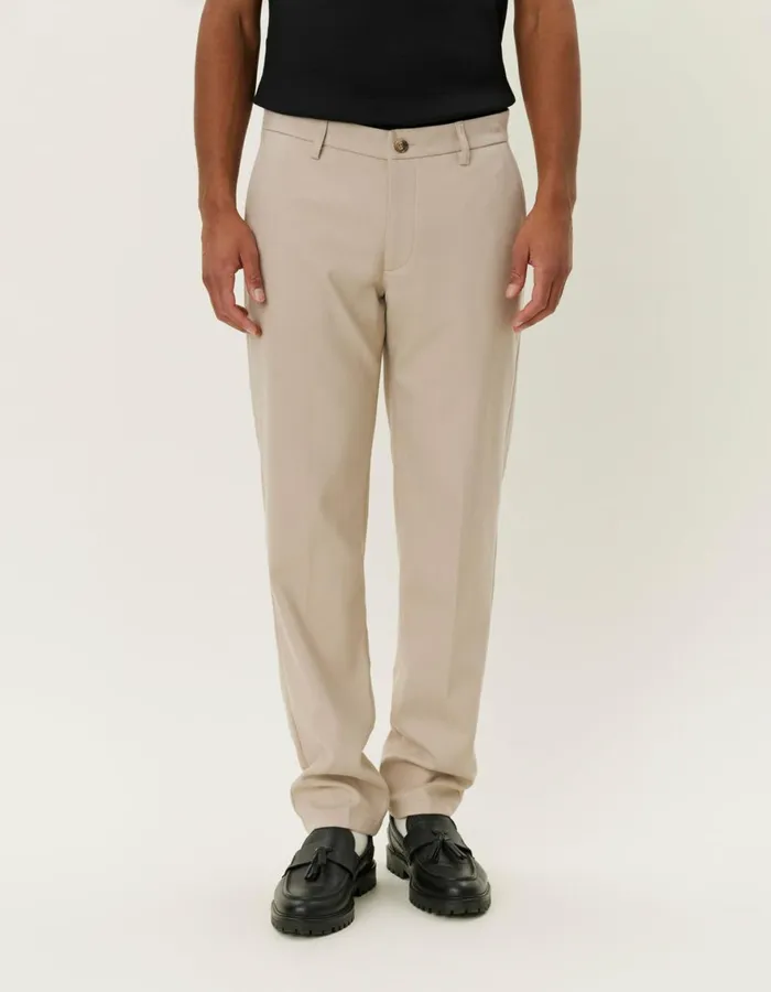 Pants Men Les Deux Como Reg Herringbone Suit Pants 8211 Dark SandLight Sand