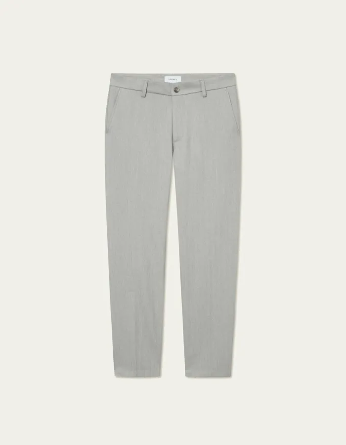 Pants Men Les Deux Como Reg Herringbone Suit Pants 8211 Light Grey Melange