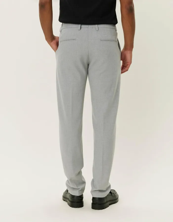 Pants Men Les Deux Como Reg Suit Pants 8211 Seasonal 8211 Light Grey Melange