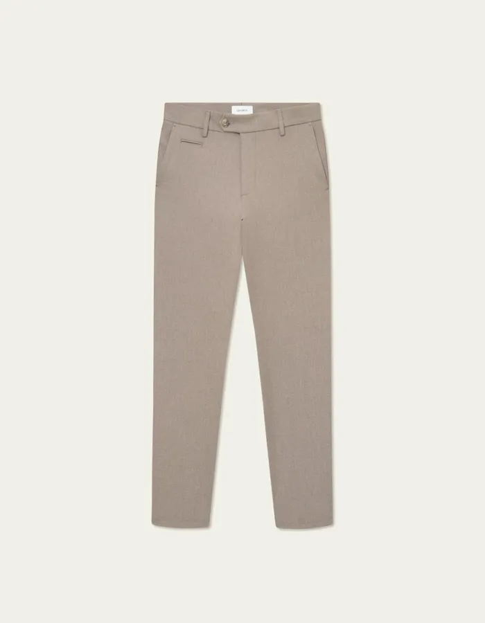 Pants Men Les Deux Como Suit Pants 8211 Seasonal 8211 Walnut Melange