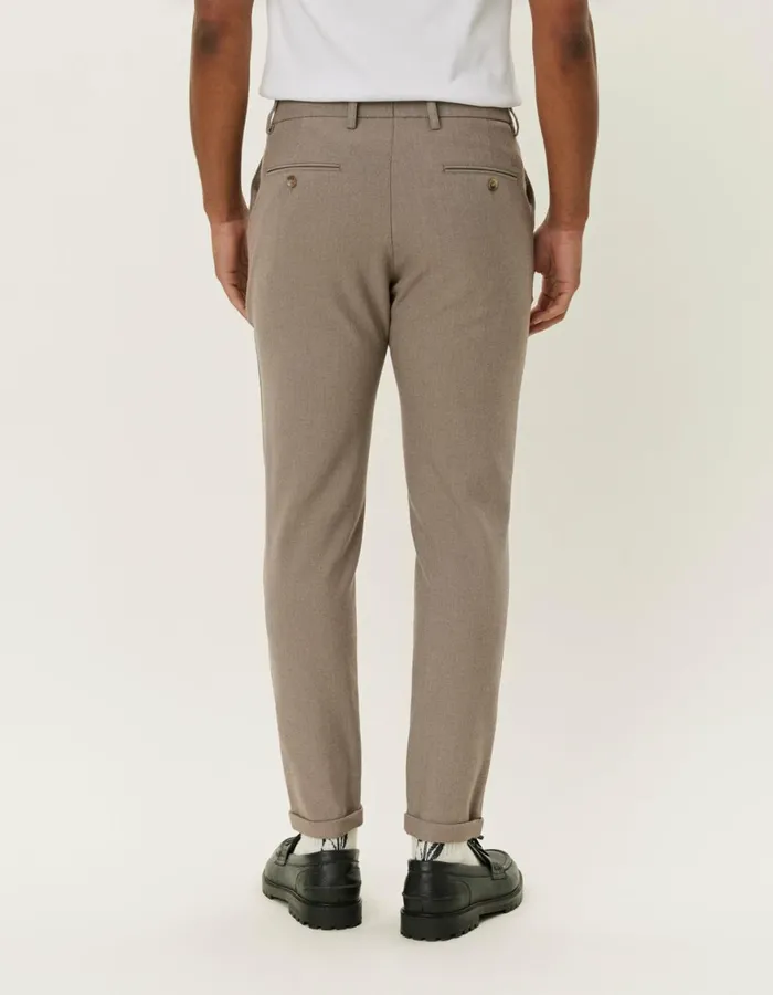 Pants Men Les Deux Como Suit Pants 8211 Seasonal 8211 Walnut Melange