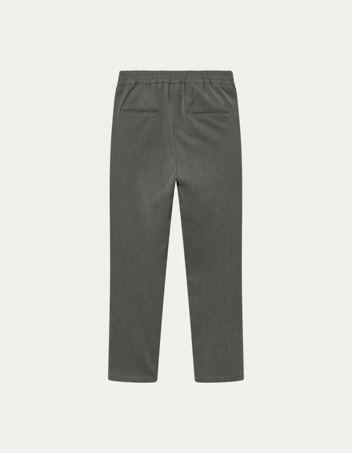 Pants Men Les Deux Como Tapered Drawstring Pants 8211 Grey Melange