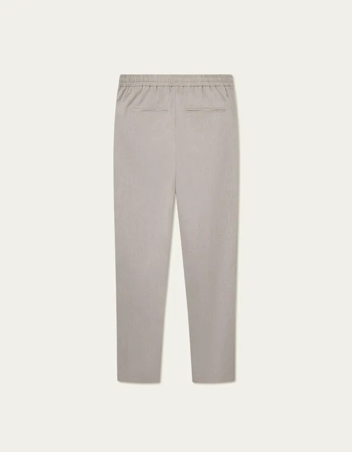 Pants Men Les Deux Como Tapered Slub Drawstring Pants 8211 Light Sand