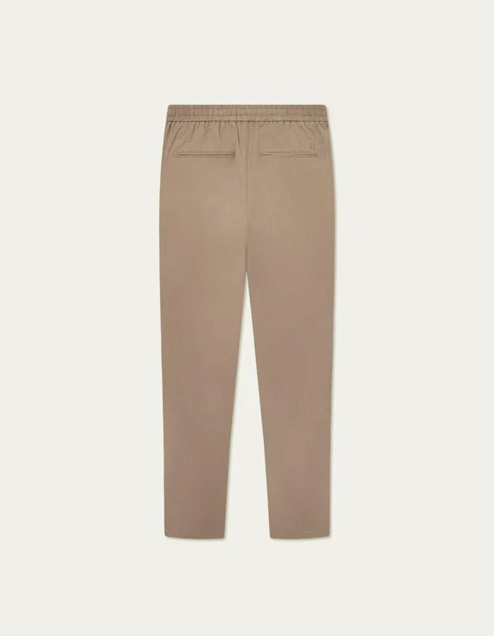 Pants Men Les Deux Como Tapered Slub Drawstring Pants 8211 Walnut