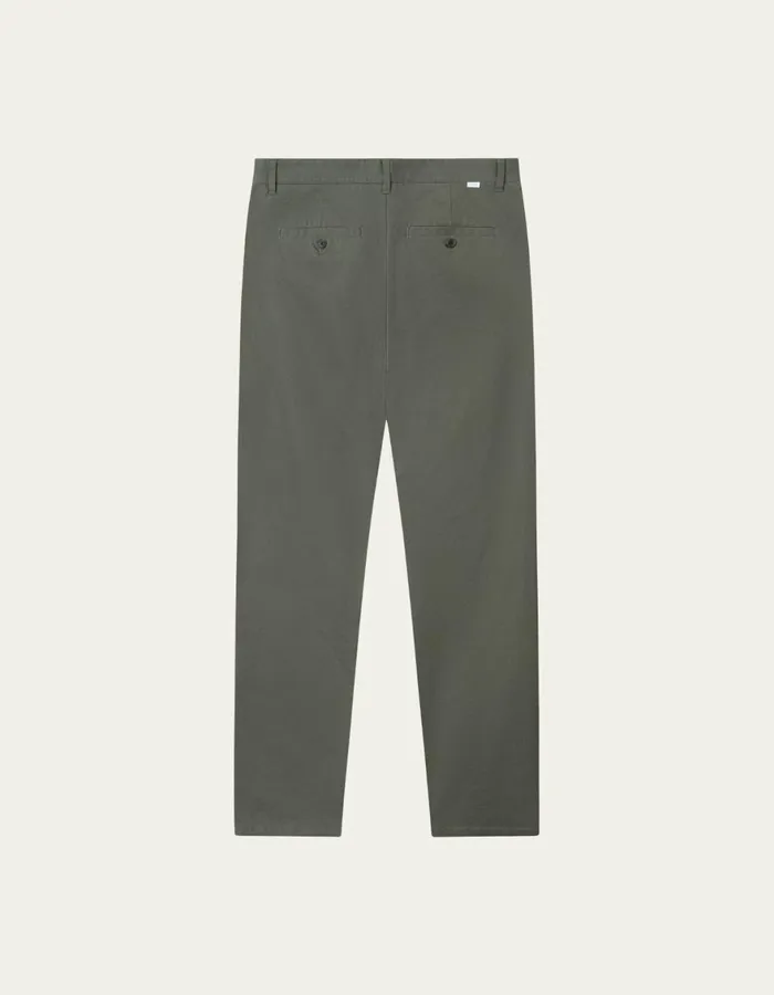 Pants Men Les Deux Jared Twill Chino Pants 8211 Olive Night