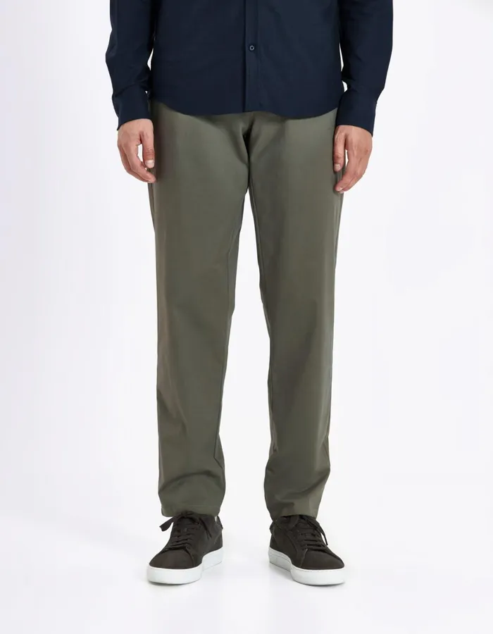 Pants Men Les Deux Jared Twill Chino Pants 8211 Olive Night