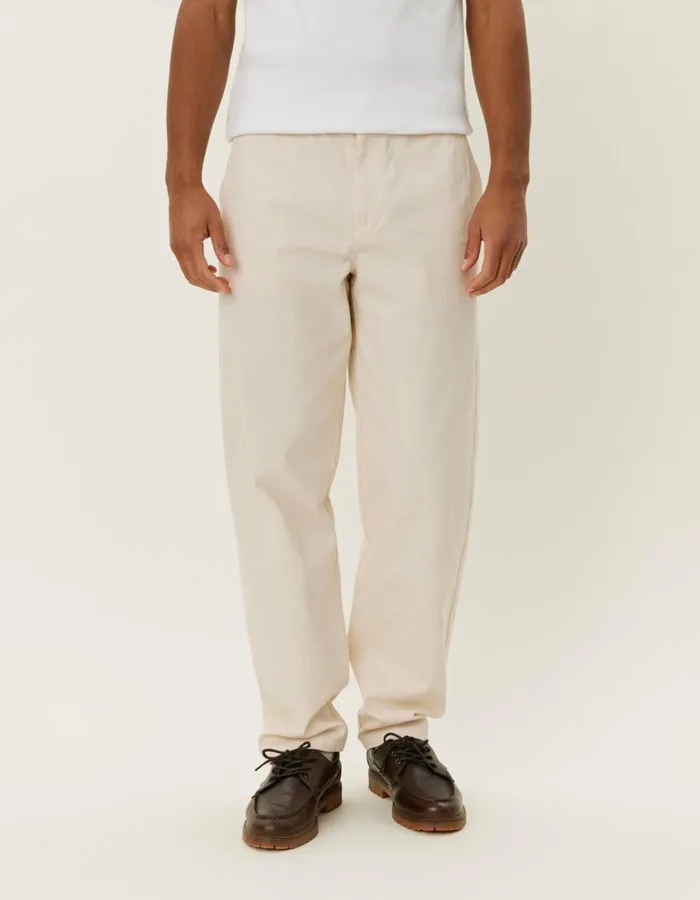 Pants Men Les Deux Kody Cotton Herringbone Pants 8211 Ivory