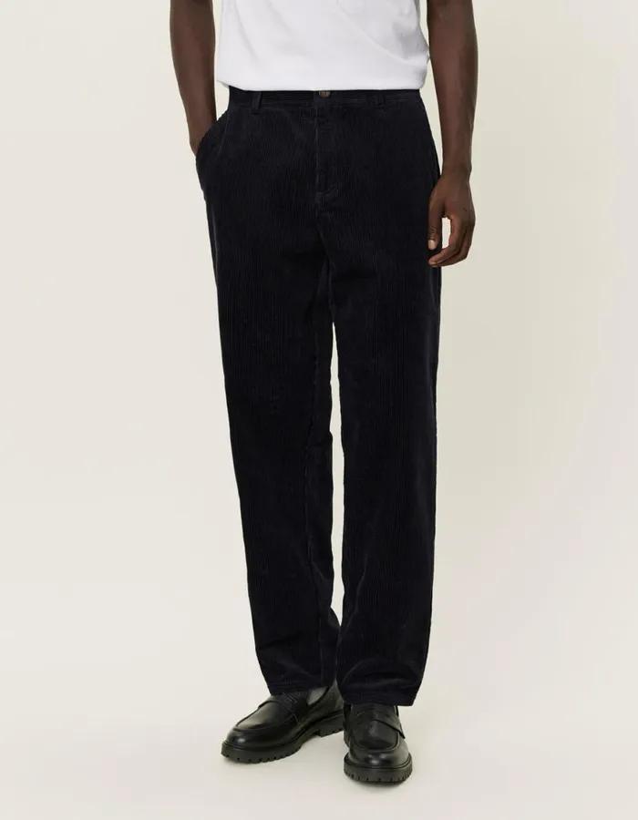 Pants Men Les Deux Kody Heavy Corduroy Pants 8211 Dark Navy