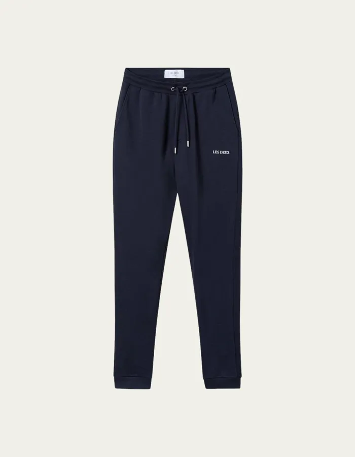 Pants Men Les Deux Lens Sweatpants 8211 Dark NavyWhite