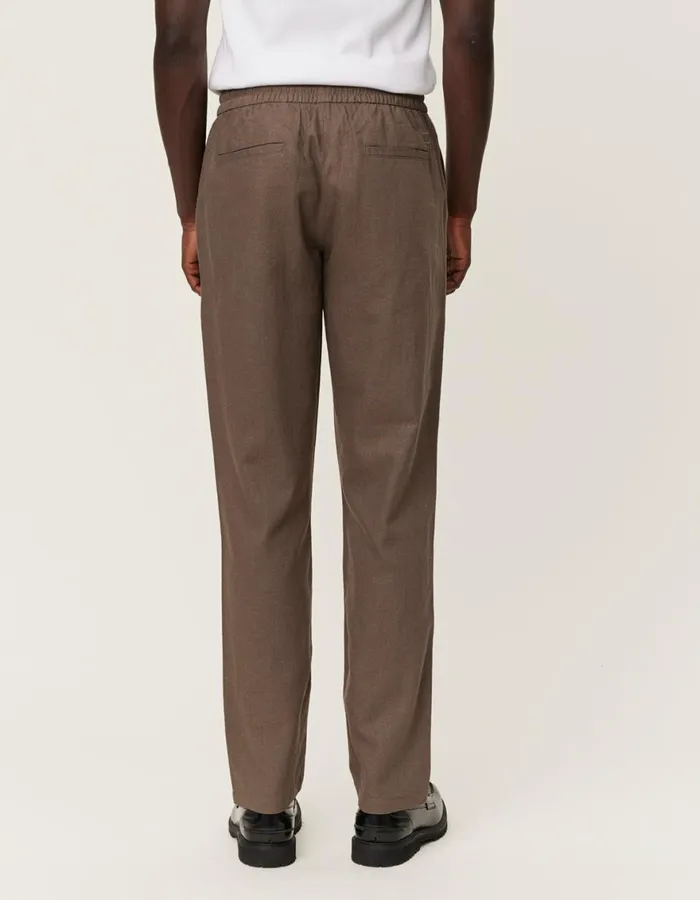 Pants Men Les Deux Patrick Linen Pants 8211 Bungee Cord