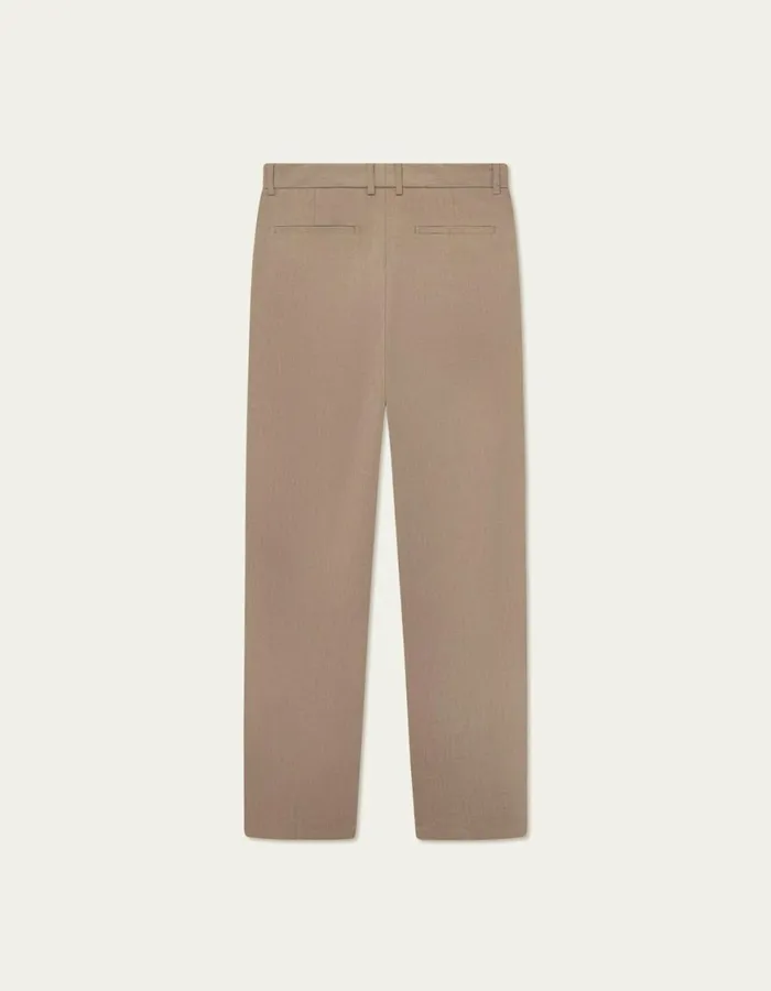 Pants Men Les Deux Reece Pleated Slub Suit Pants 8211 Walnut