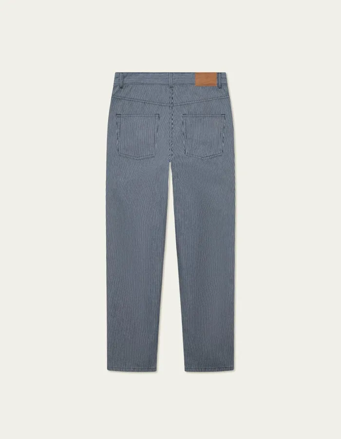 Pants Men Les Deux Ryder Stripe Pants 8211 NavyIvory