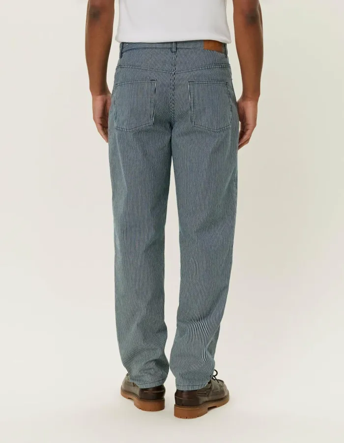Pants Men Les Deux Ryder Stripe Pants 8211 NavyIvory