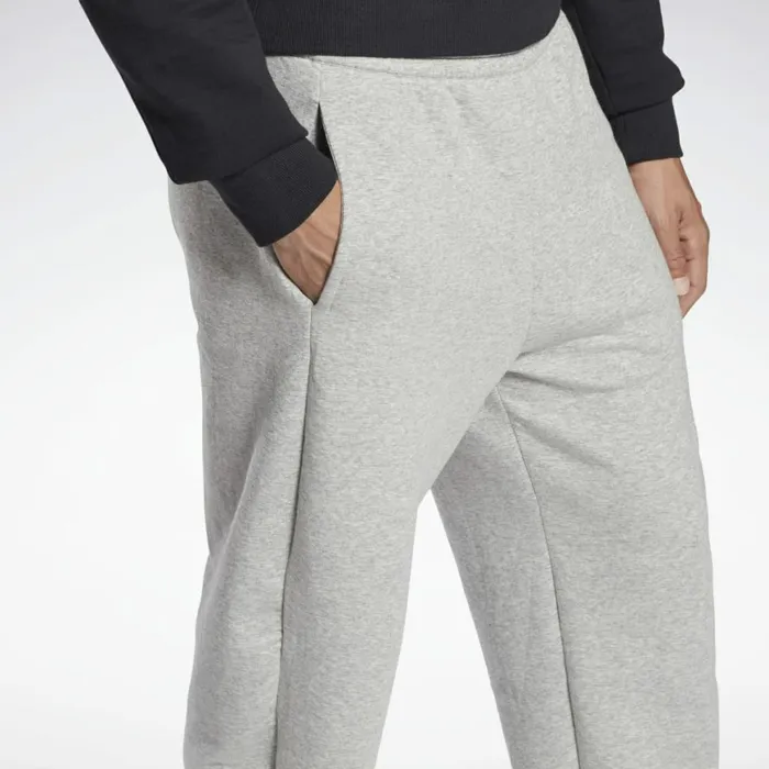 Pants Mens Reebok DreamBlend Cotton Track Pants Medium Grey Heather
