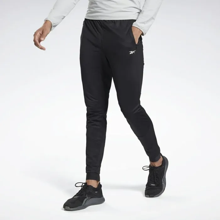 Pants Mens Reebok Knit Track Pants Black