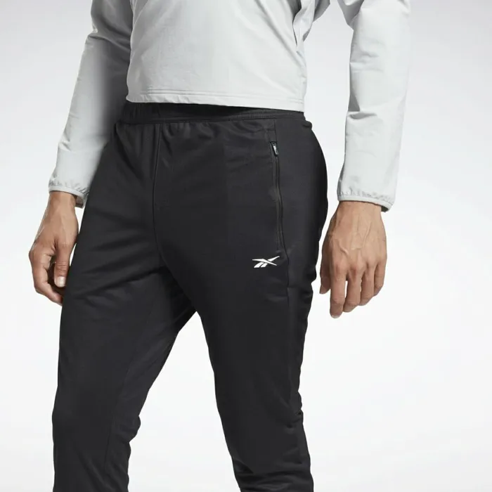 Pants Mens Reebok Knit Track Pants Black