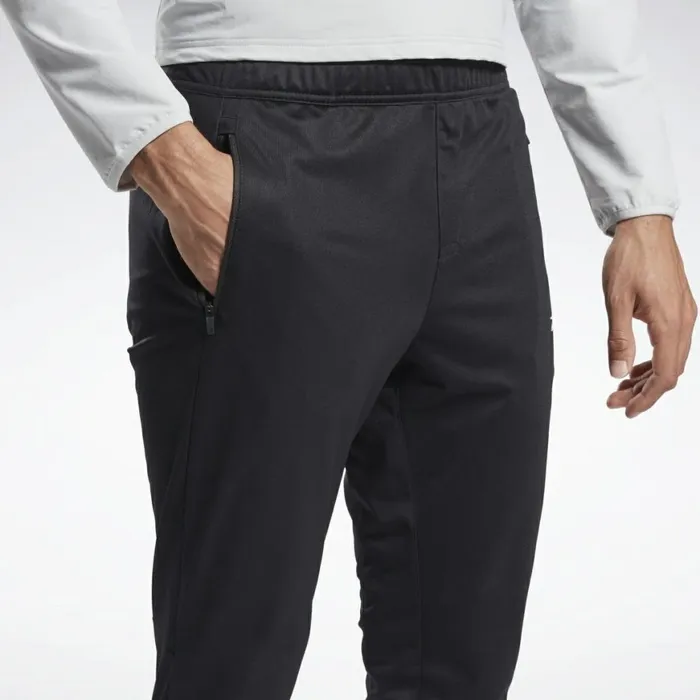 Pants Mens Reebok Knit Track Pants Black