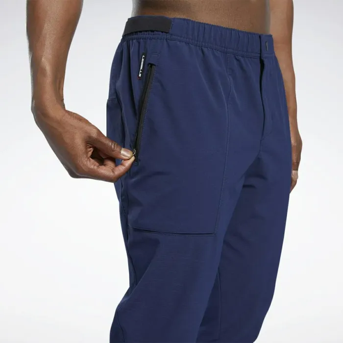 Pants Mens Reebok Les Mills Athletic Pants Vector Navy