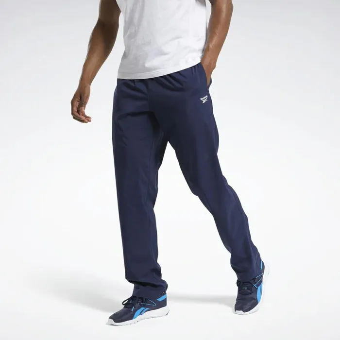 Pants Mens Reebok Training Essentials Woven Unlined Pants Vector Navy