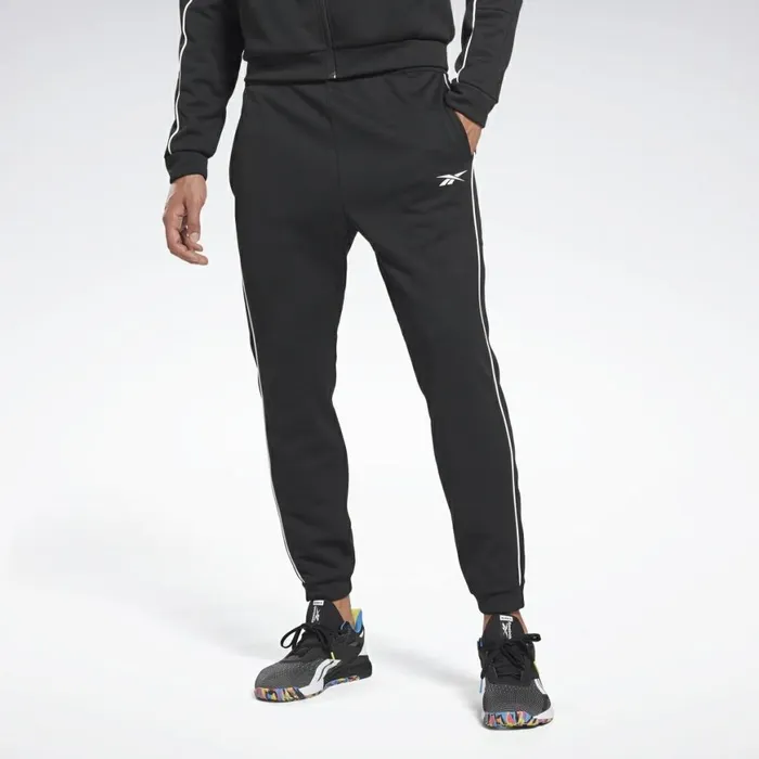 Pants Mens Reebok Workout Ready Doubleknit Pants Black