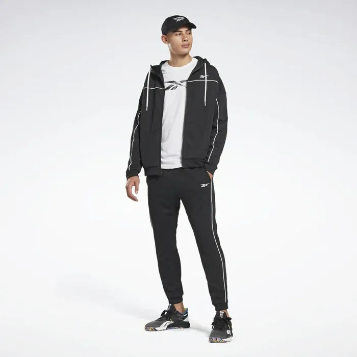 Pants Mens Reebok Workout Ready Doubleknit Pants Black