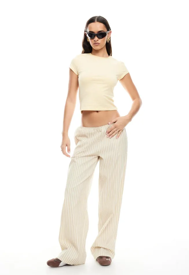 Pants Women Lioness Fashion IN BLOOM PANT Beige