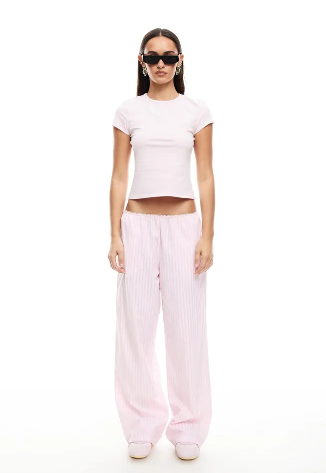 Pants Women Lioness Fashion IN BLOOM PANT Pale Pink Pants Women Lioness Fashion IN BLOOM PANT Pale Pink