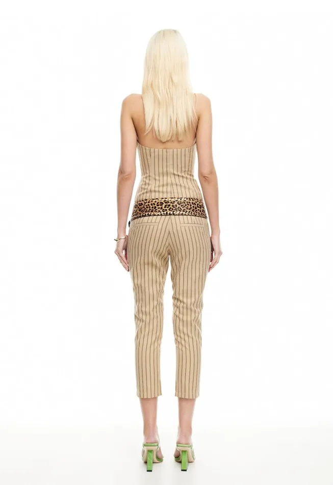 Pants Women Lioness Fashion LES DEUX CAPRI Stone Stripe Pants Women Lioness Fashion LES DEUX CAPRI Stone Stripe