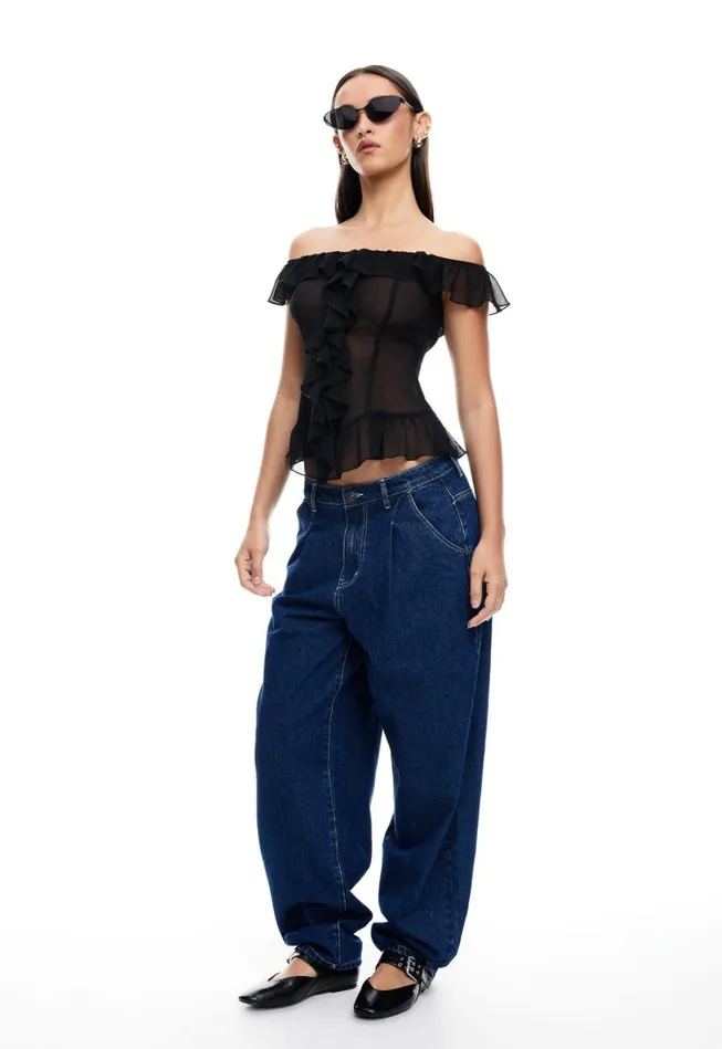 Pants Women Lioness Fashion ON MY WAY DENIM JEAN Blue Denim Pants Women Lioness Fashion ON MY WAY DENIM JEAN Blue Denim