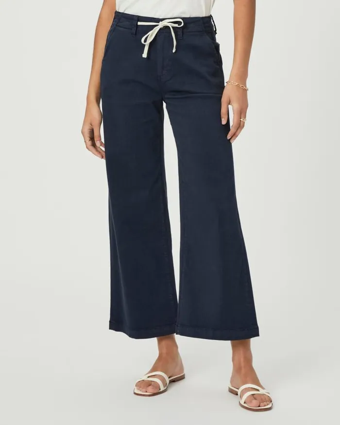 Pants Women PAIGE Carly 8211 Vintage Navy Seascape Pants Women PAIGE Carly 8211 Vintage Navy Seascape