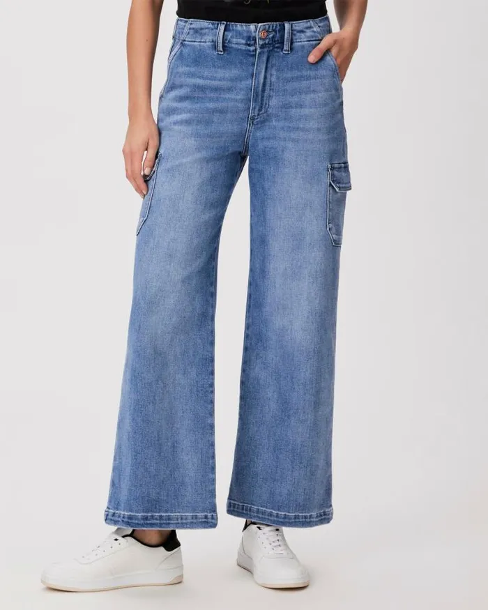 Pants Women PAIGE Carly Cargo Wide Leg Pant 8211 Austyn Pants Women PAIGE Carly Cargo Wide Leg Pant 8211 Austyn