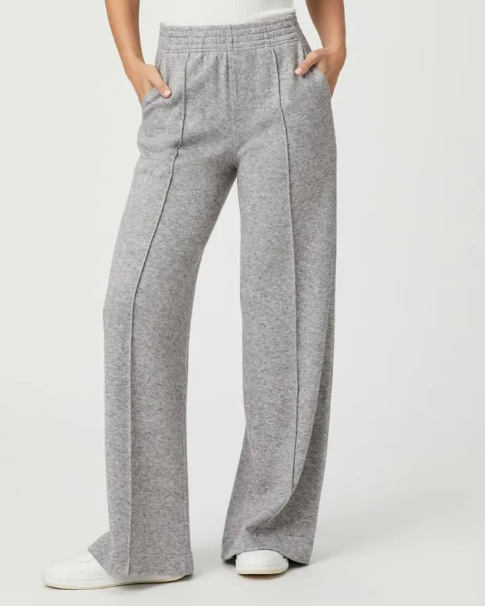 Pants Women PAIGE Harper Wide Leg Pant 8211 Heather Grey Pants Women PAIGE Harper Wide Leg Pant 8211 Heather Grey
