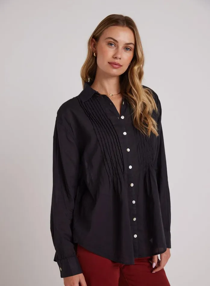 Pintuck Flowy Shirt 8211 Black Women Bella Dahl Long Sleeve Pintuck Flowy Shirt 8211 Black Women Bella Dahl Long Sleeve