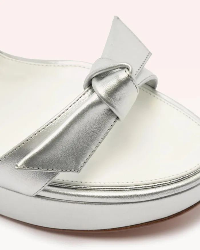 Platform Sandals For Wedding 8211 Clarita Platform Bridal 120 8211 Alexandre Birman Bridal Silver Pearl Women Alexandre Birman Platforms