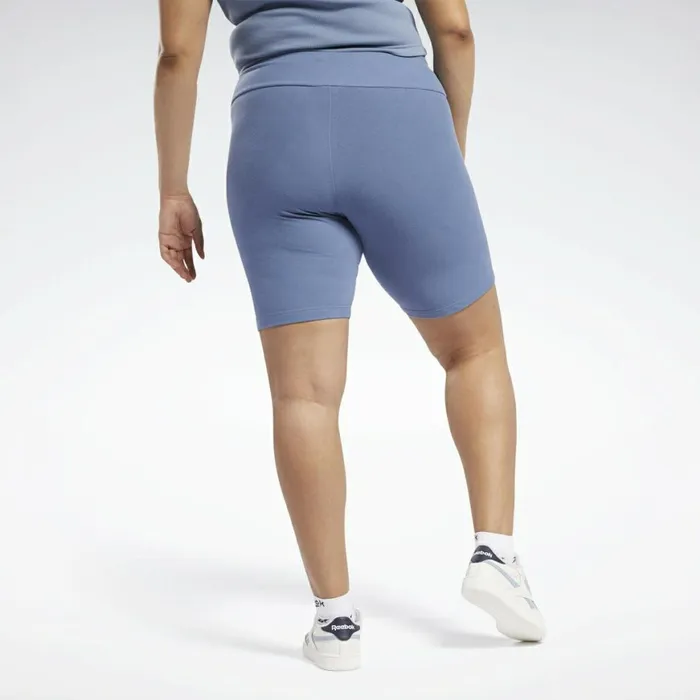 Plus Size 1X4X Womens Reebok Classics Legging Shorts Plus Size Blue Slate