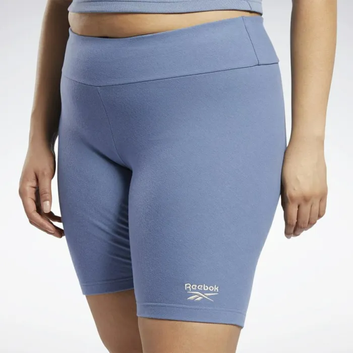 Plus Size 1X4X Womens Reebok Classics Legging Shorts Plus Size Blue Slate