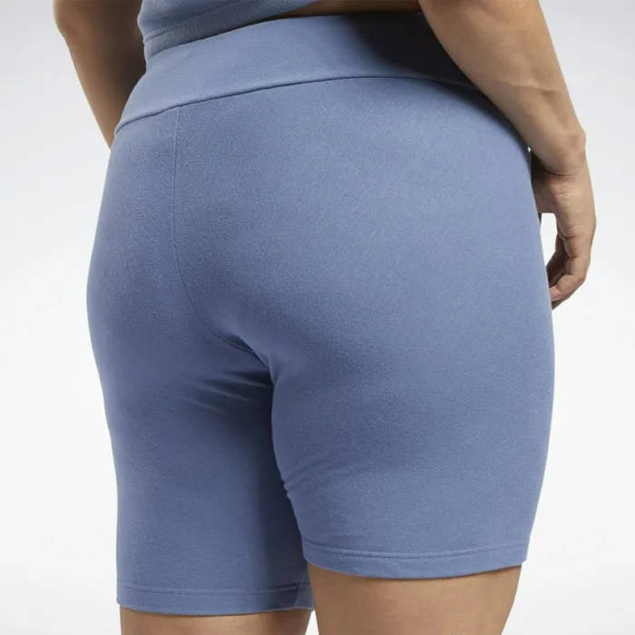 Plus Size 1X4X Womens Reebok Classics Legging Shorts Plus Size Blue Slate