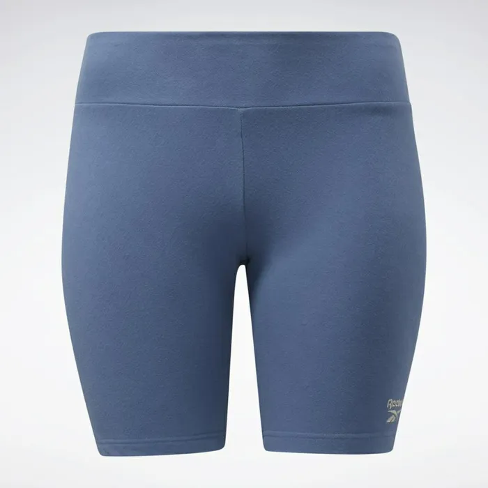 Plus Size 1X4X Womens Reebok Classics Legging Shorts Plus Size Blue Slate