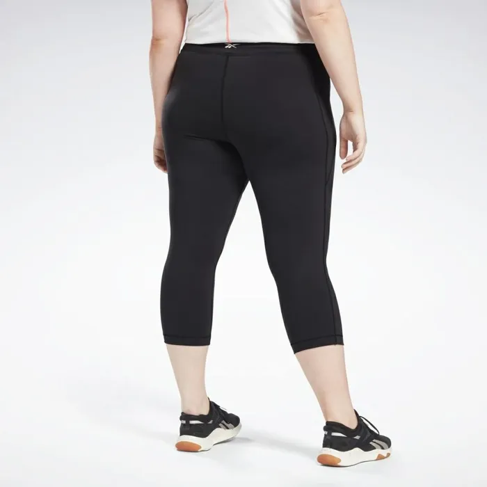 Plus Size 1X4X Womens Reebok Lux 34 Leggings Plus Size Black
