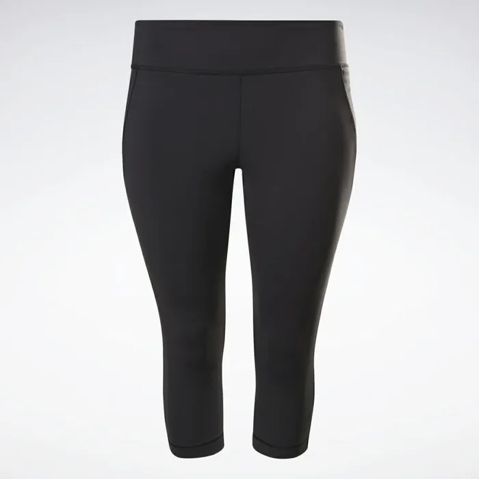 Plus Size 1X4X Womens Reebok Lux 34 Leggings Plus Size Black