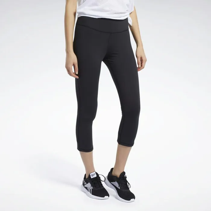 Plus Size 1X4X Womens Reebok Lux 34 Length 2 Leggings Black