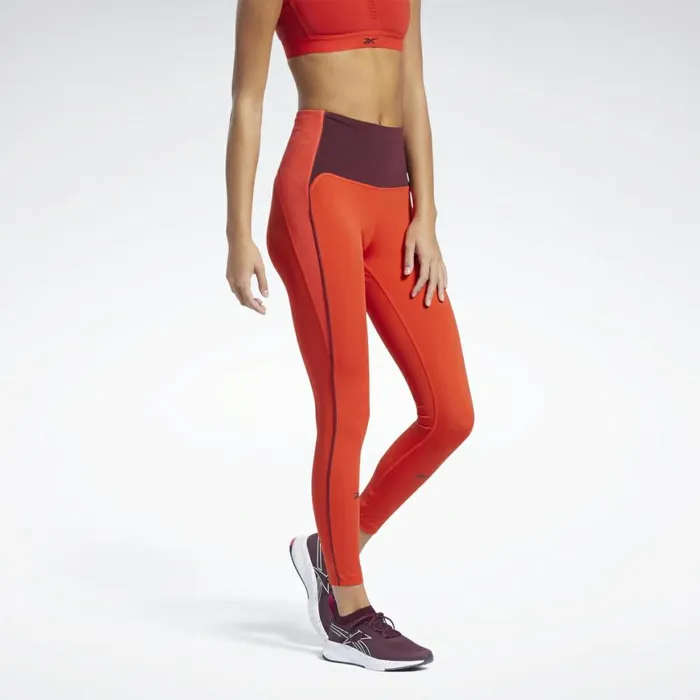 Plus Size 1X4X Womens Reebok Studio Lux Perform Leggings Instinct Red