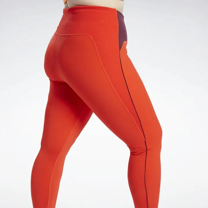Plus Size 1X4X Womens Reebok Studio Lux Perform Leggings Instinct Red