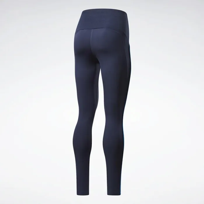 Plus Size 1X4X Womens Reebok Studio Lux Perform Leggings Vector Navy