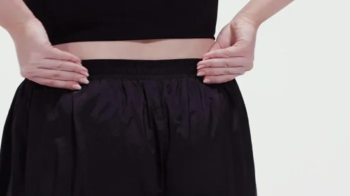 Plus Size 1X4X Womens Reebok Studio Shiny Woven Pants Plus Size Black